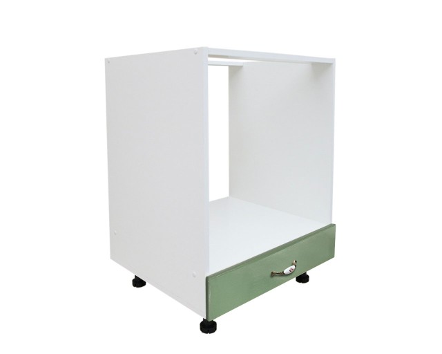 Corp inferior 60 pentru cuptor incorporabil cu 1 sertar Zebra MDF verde